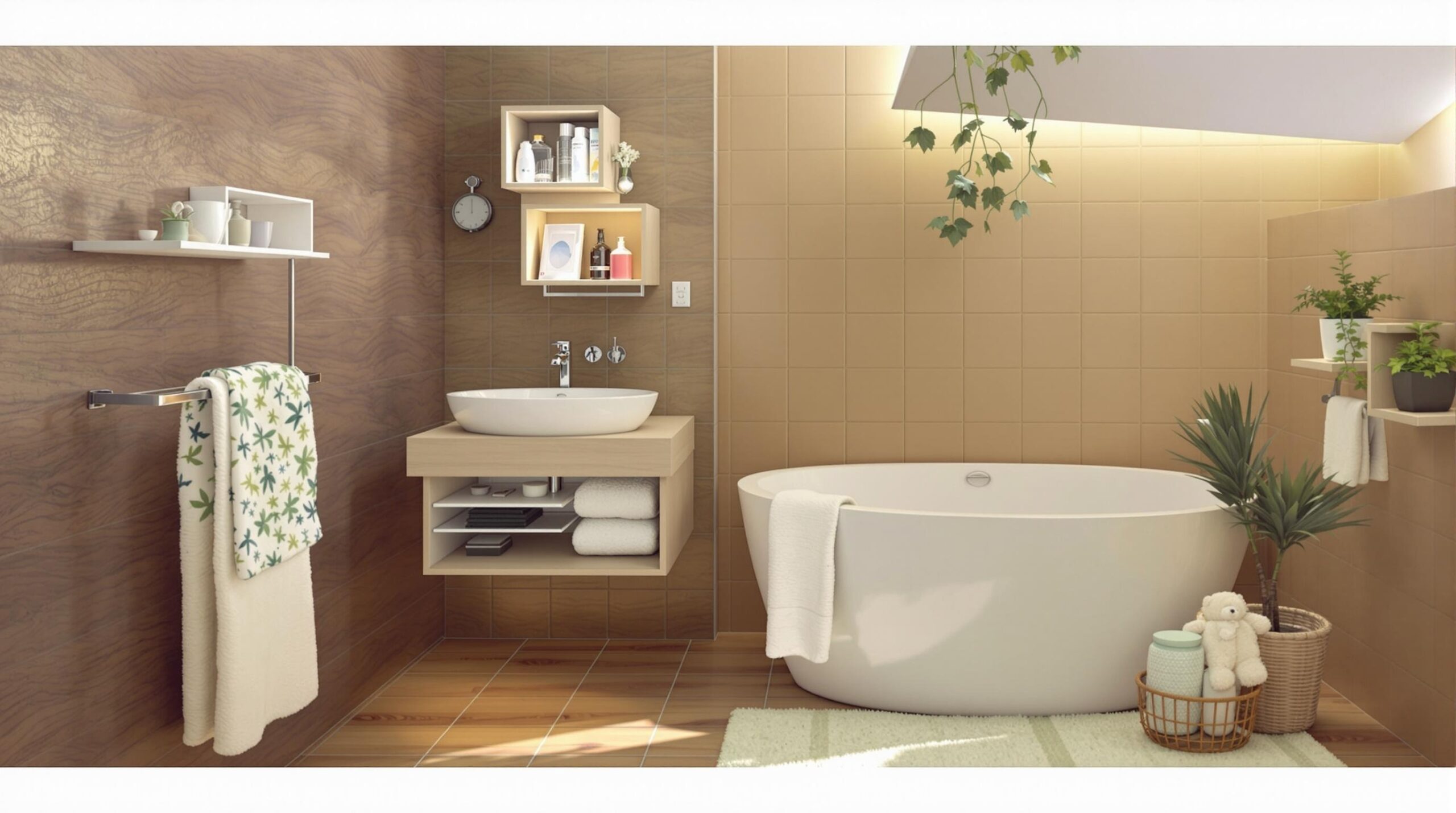 accessoire salle de bain vert anis