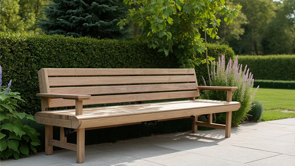 banc de jardin a bascule