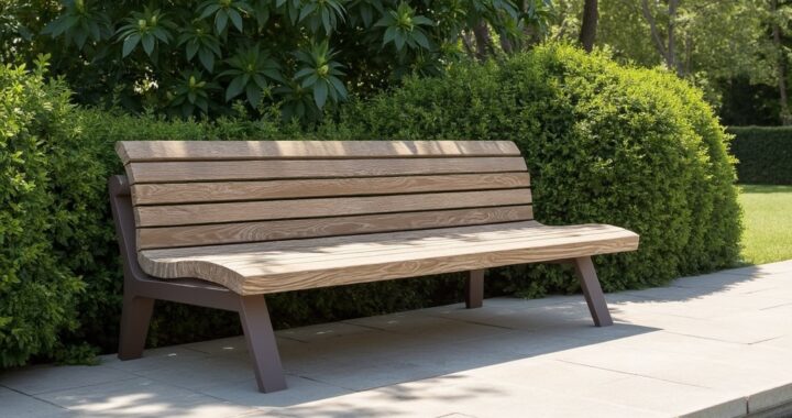 banc de jardin a bascule