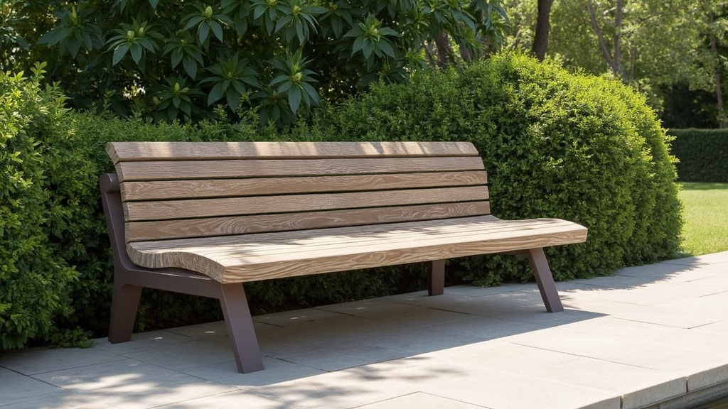 banc de jardin a bascule