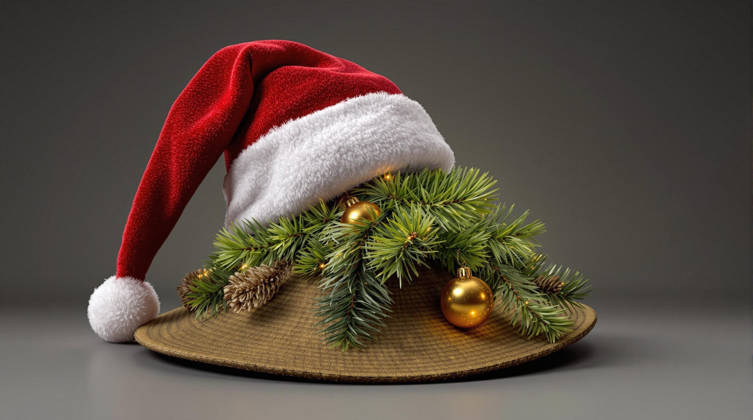 chapeau sapin de noel