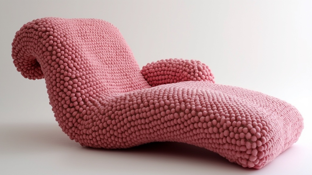 coussin de chaise rose