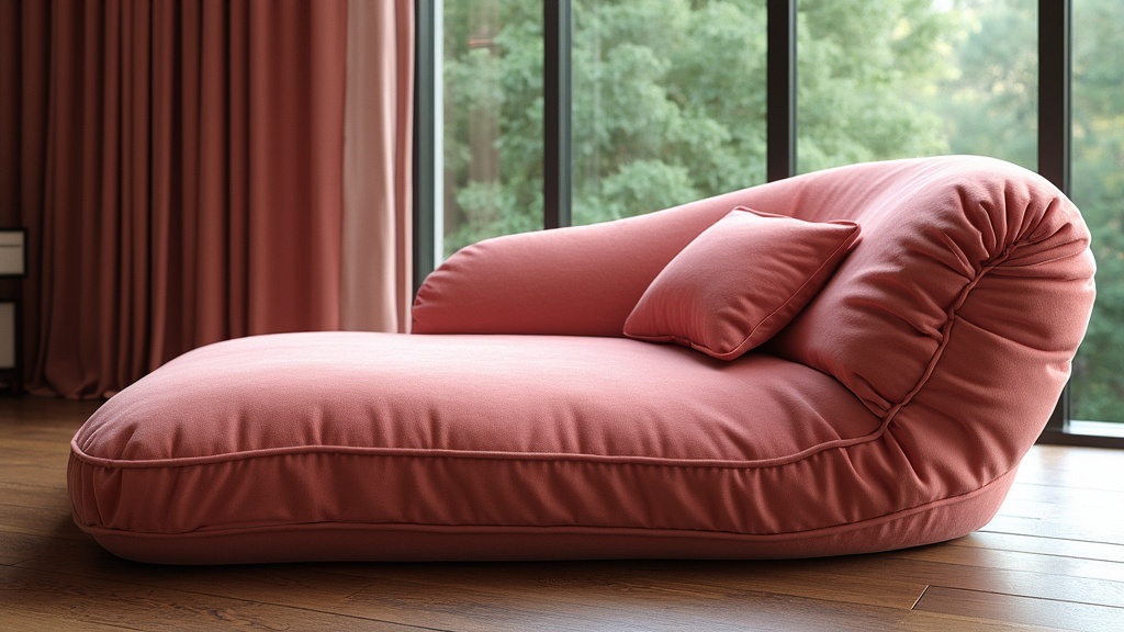 coussin de chaise rose