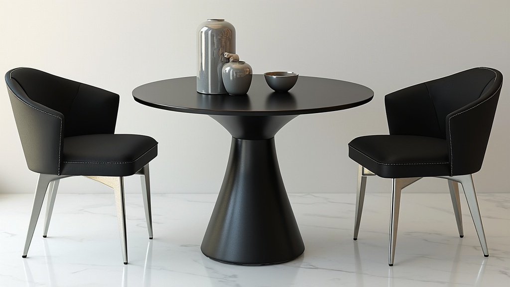 deco table noir or argent