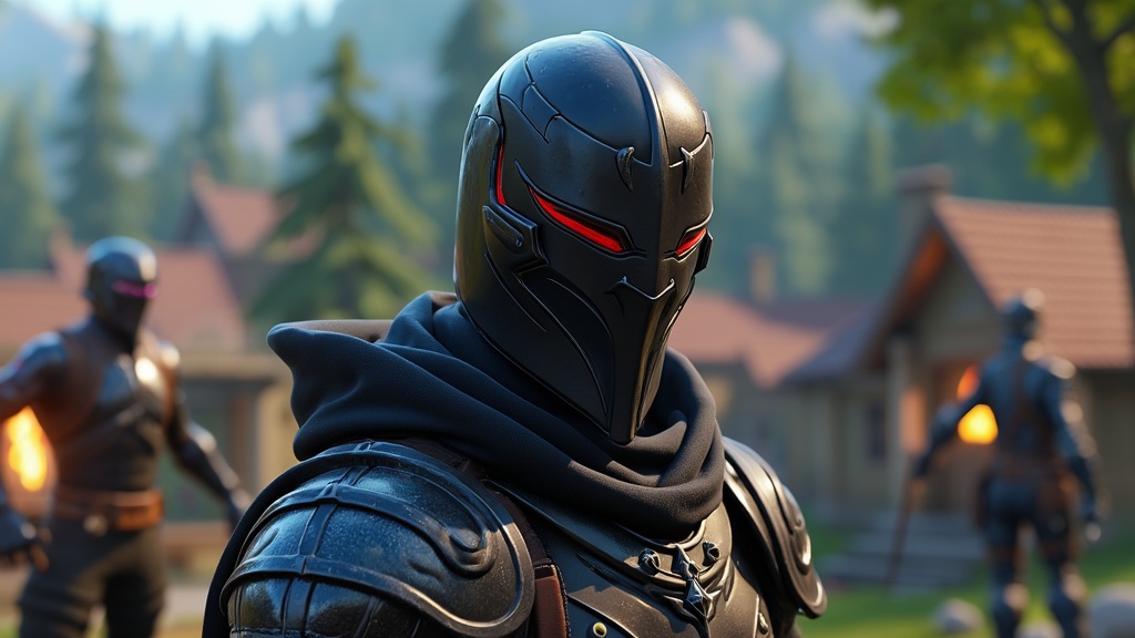 deguisement fortnite chevalier noir