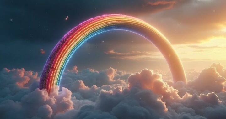 gobelet arc en ciel