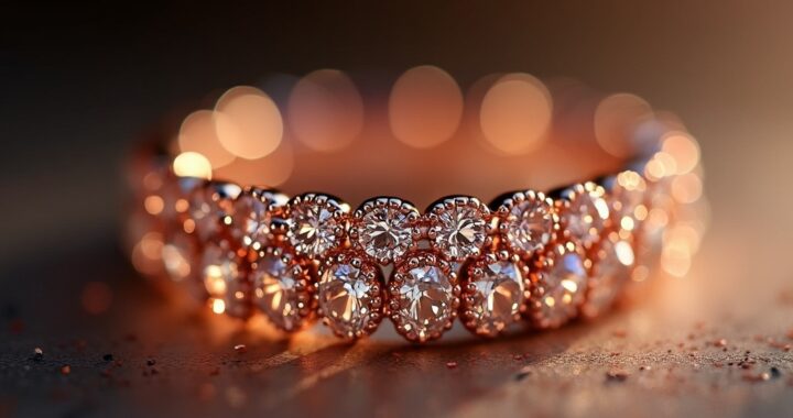 parure de lit rose gold