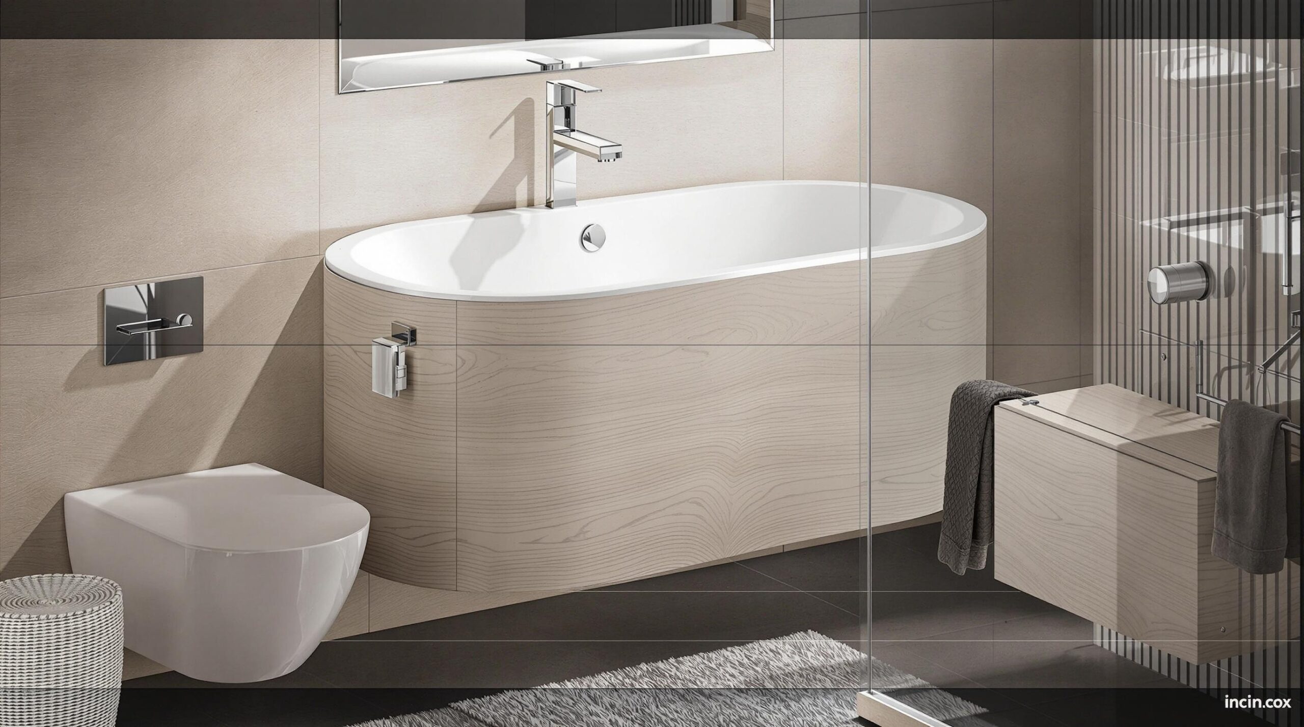 poubelle salle de bain inox