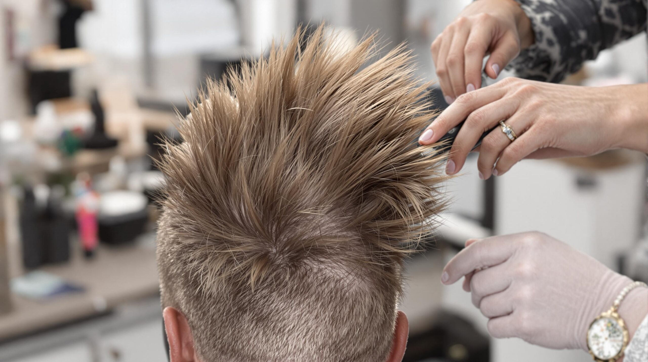 rangement pour brosse à cheveux