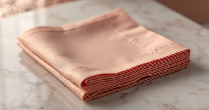 serviette jetable rose gold