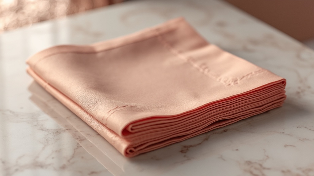 serviette jetable rose gold