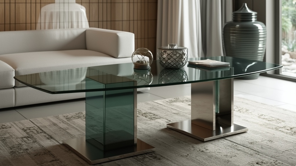 table en verre pliante